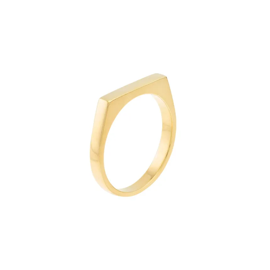 Skinny Signet Ring