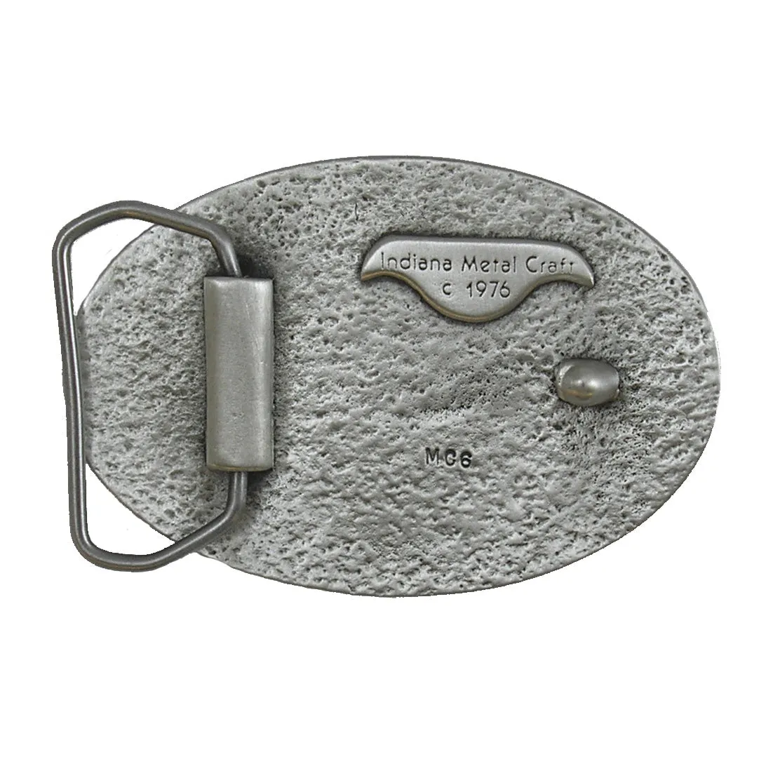 Skull, Goggles and Wings Pewter Belt Buckle