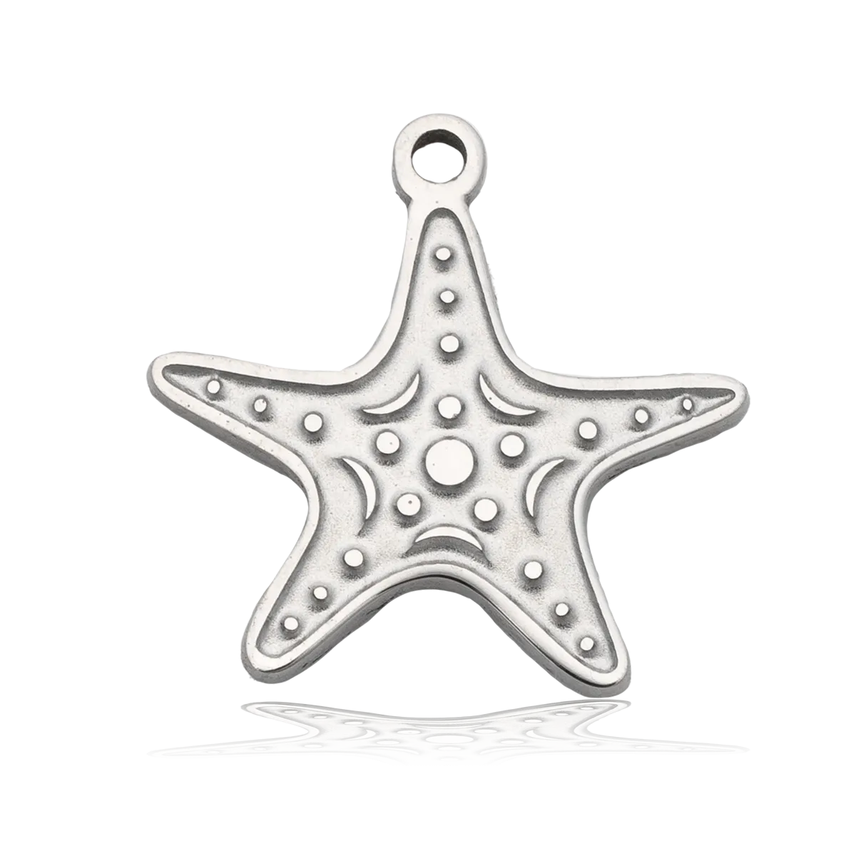 Starfish Cutout Charm with Blue Opal Jade Charity Bracelet