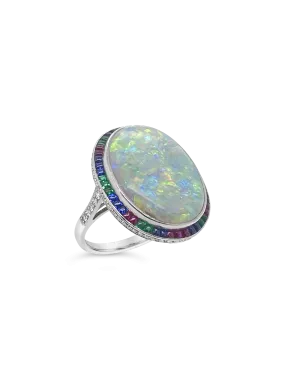 Statement Opal Ring