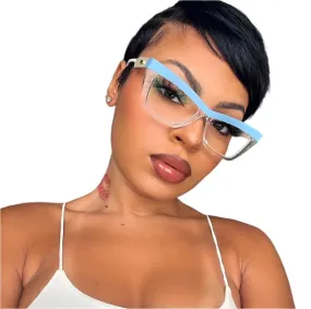 TEEK - Low Brow Reading Glasses | Prescribed or Zero Strength