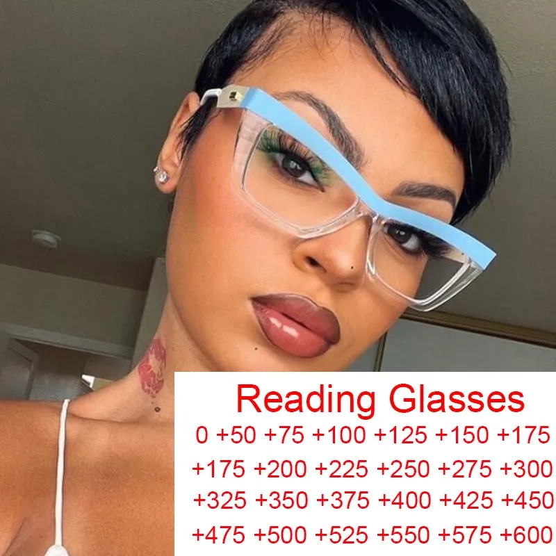 TEEK - Low Brow Reading Glasses | Prescribed or Zero Strength