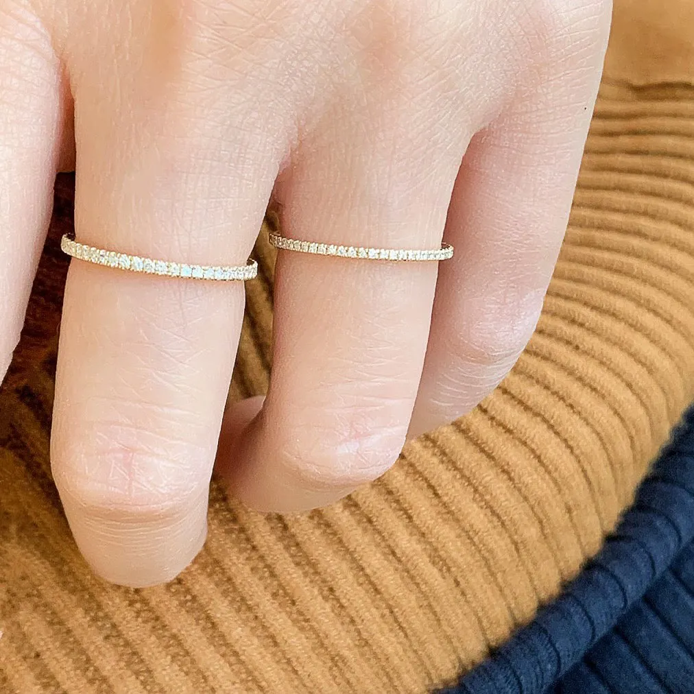 Thin Diamond Eternity Band