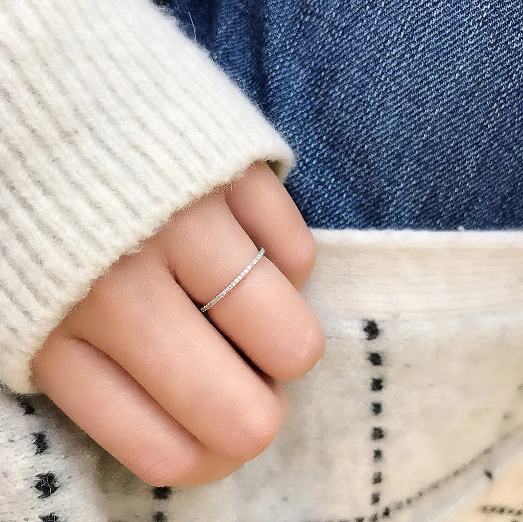 Thin Diamond Eternity Band