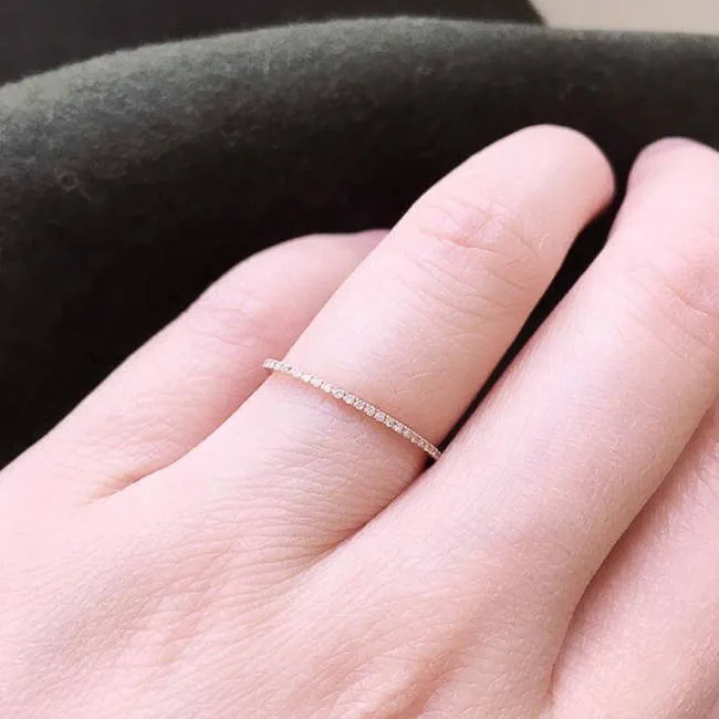 Thin Diamond Eternity Band