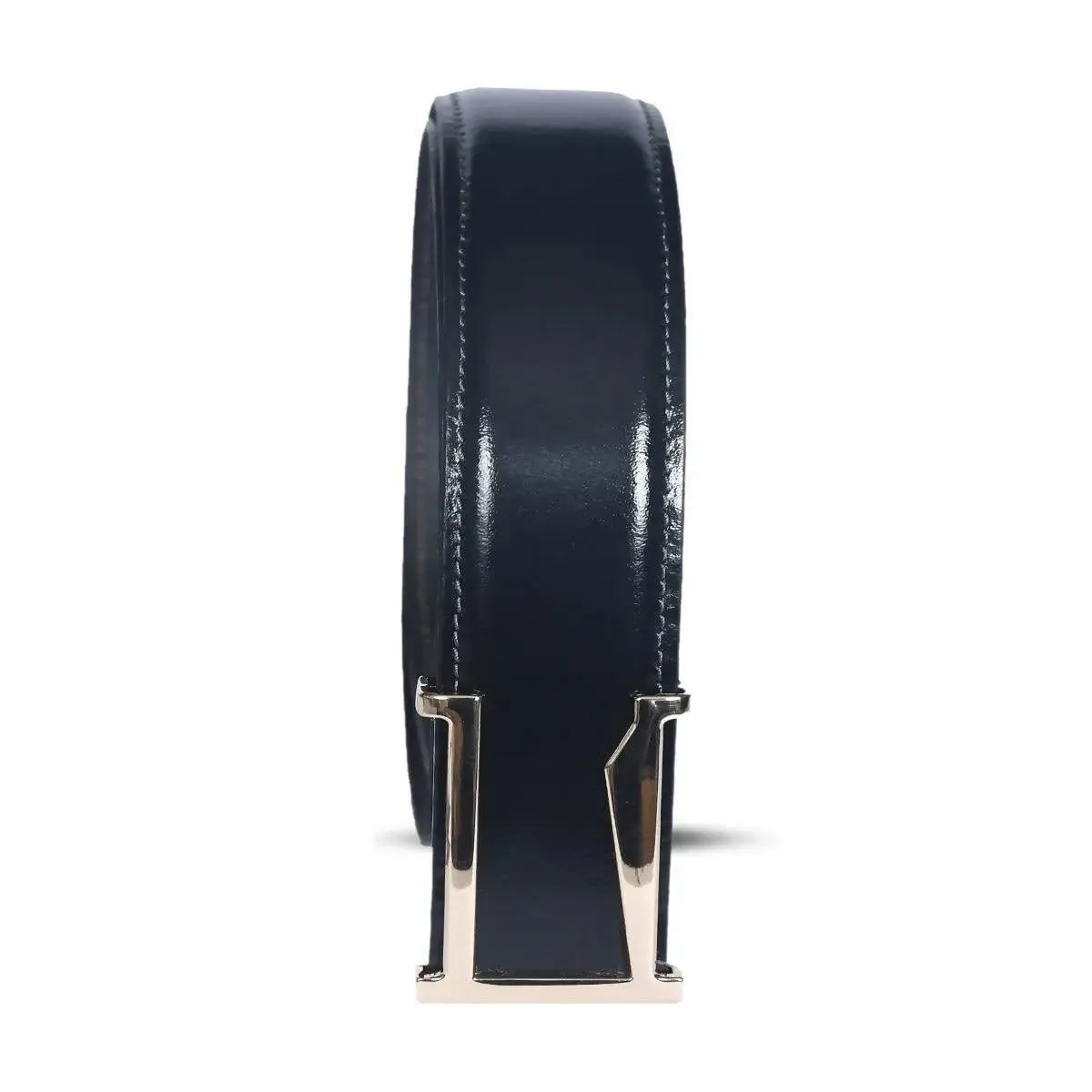 Top Notch Leather Belt for Men - Colour Black (SKU TP0032)