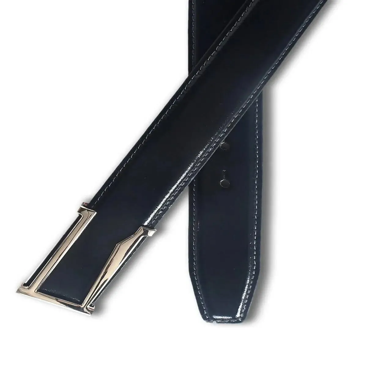 Top Notch Leather Belt for Men - Colour Black (SKU TP0032)