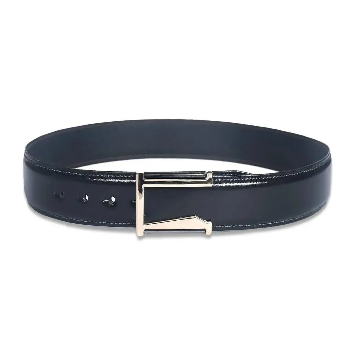 Top Notch Leather Belt for Men - Colour Black (SKU TP0032)