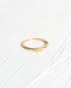 Triple Arrow Stacking Ring