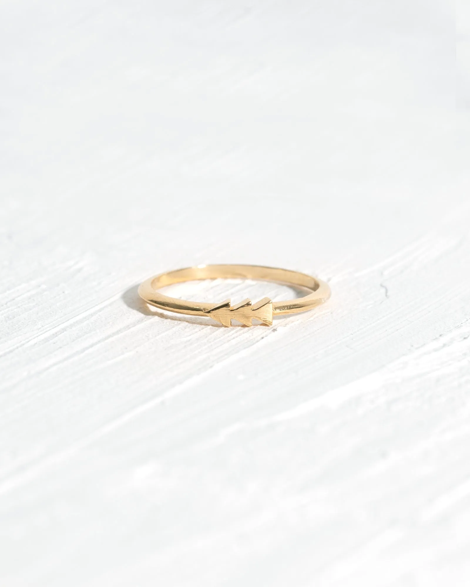 Triple Arrow Stacking Ring