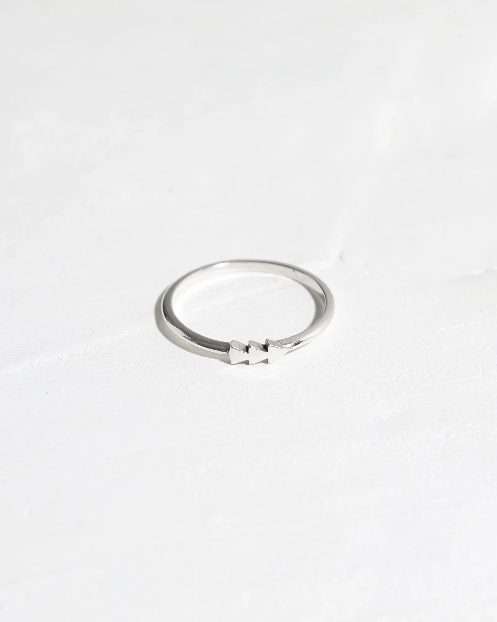 Triple Arrow Stacking Ring