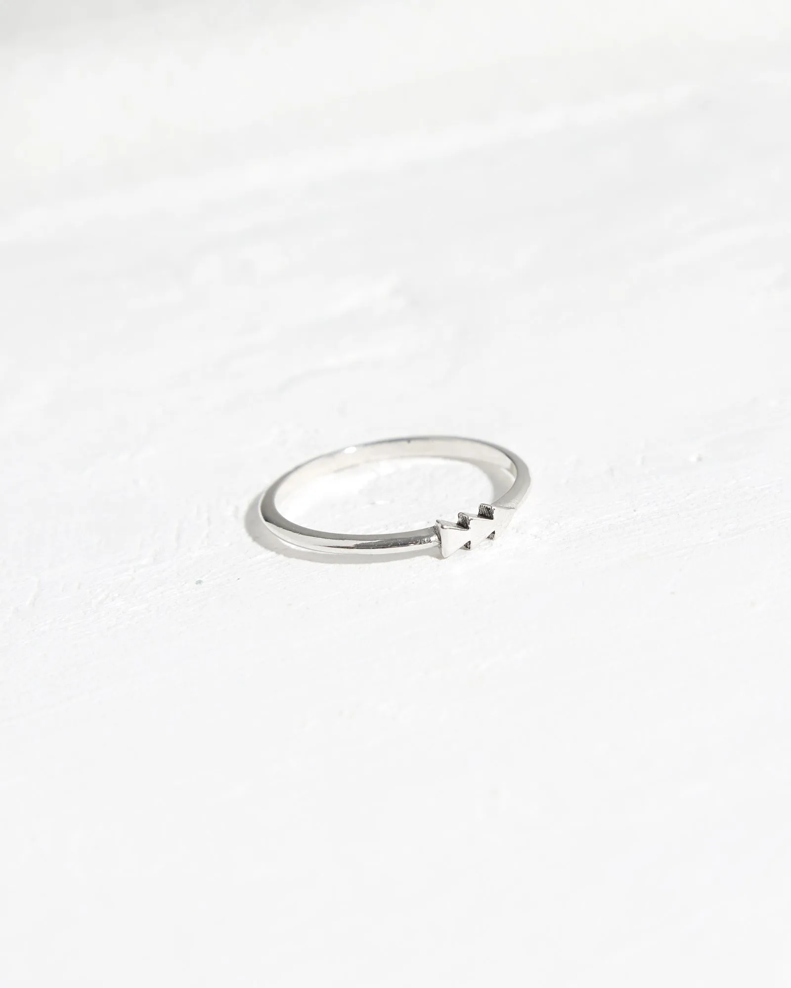 Triple Arrow Stacking Ring