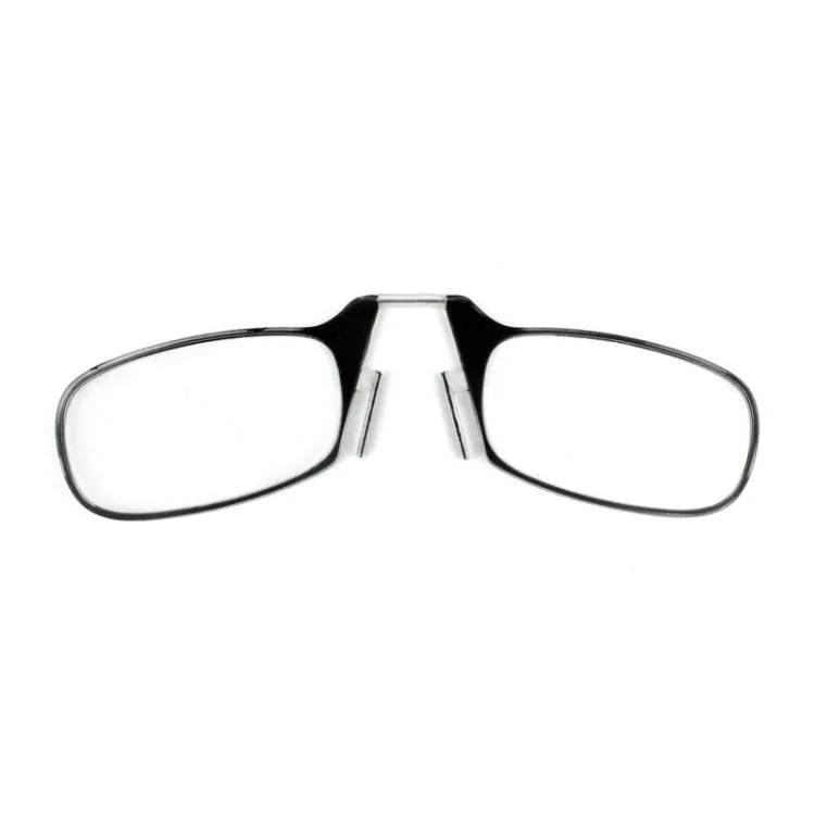 Ultra Thin High-definition Nose Resting Pocket Presbyopic Hypermetropic Reading Glasses,  2.50D (Black)