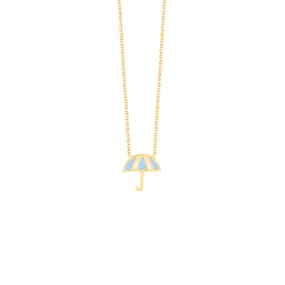 Umbrella Enamel Necklace