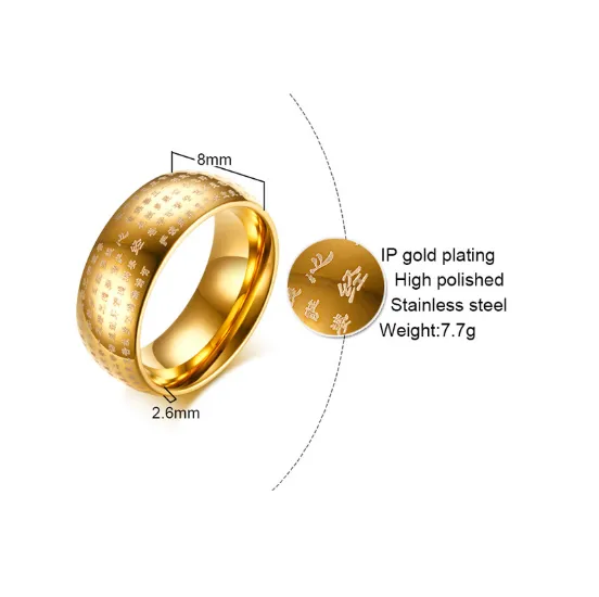 Unique Men Women Dome Rings Chinese Wedding Tungsten Carbide Ideal Gift