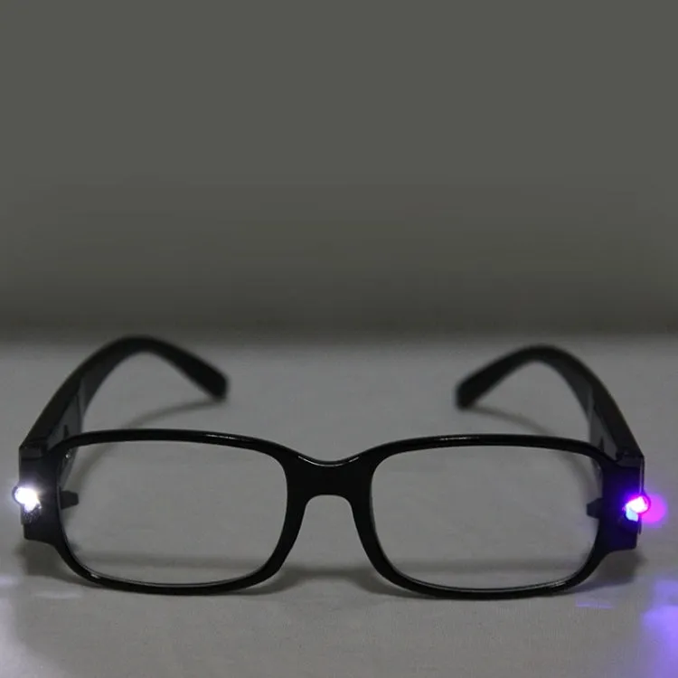 UV Protection White Resin Lens Reading Glasses with Currency Detecting Function,  3.00D