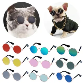 Vintage Round Pet Sunglasses