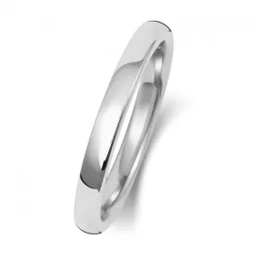 Wedding Band Platinum Soft Court 2mm-1.15 Wedding  Ring WP131H