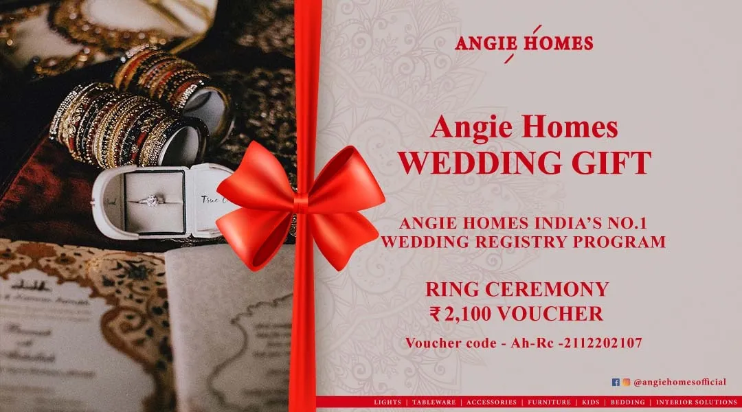 Wedding Gift Registry India Program Online with AngieHomes