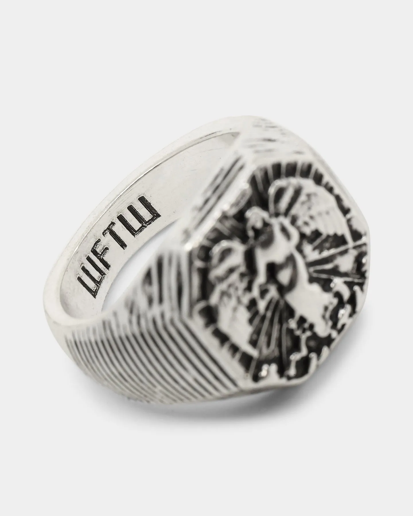 Wild For The Weekend Arkangel Ring (Large) Silver