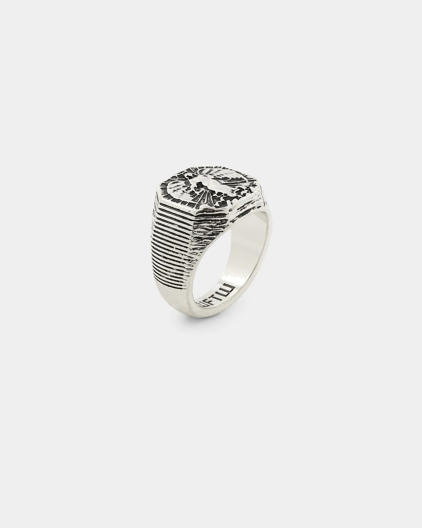 Wild For The Weekend Arkangel Ring (Large) Silver