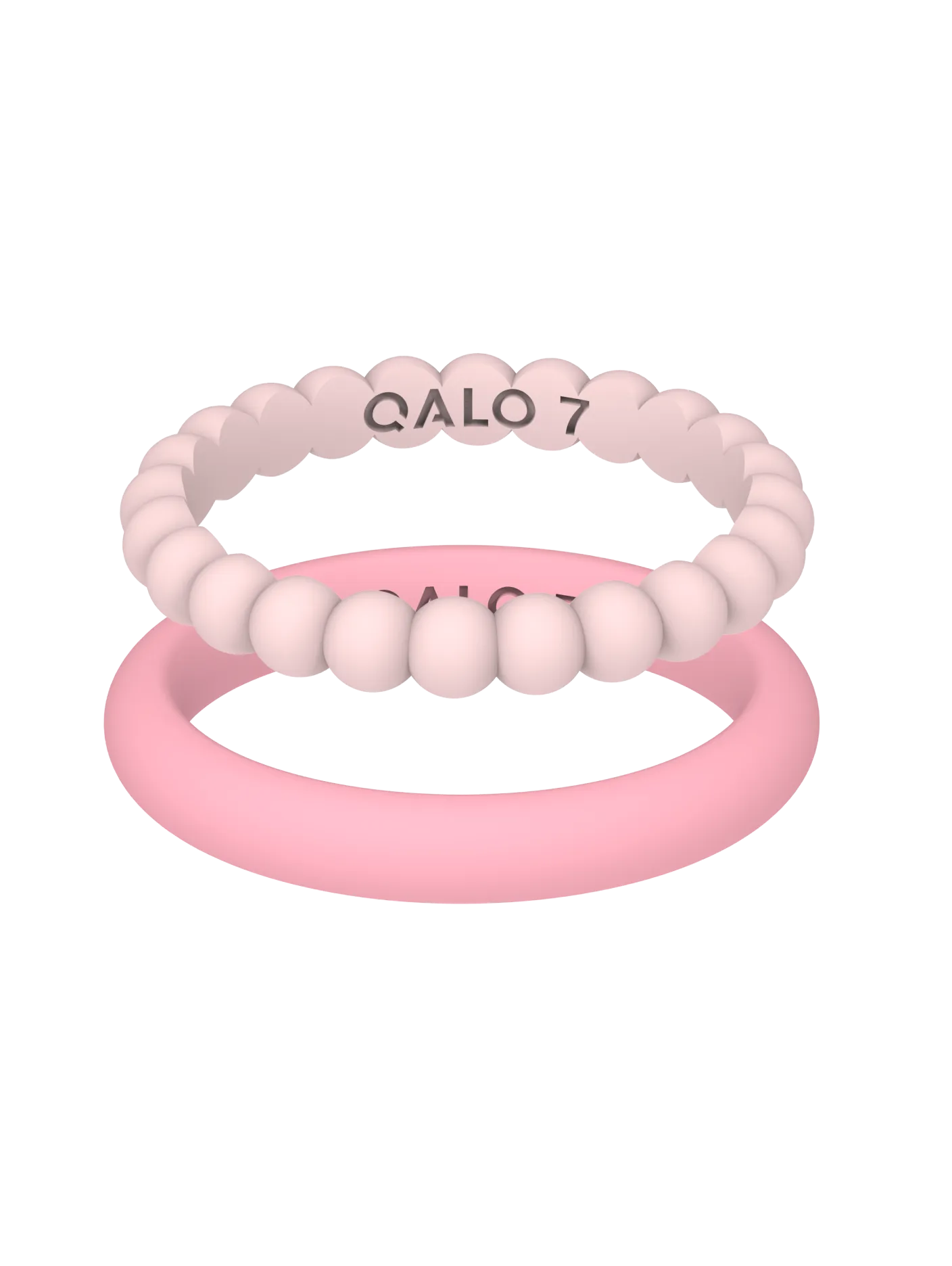 Women's Bead & Classic Blush & Pink Double Stack