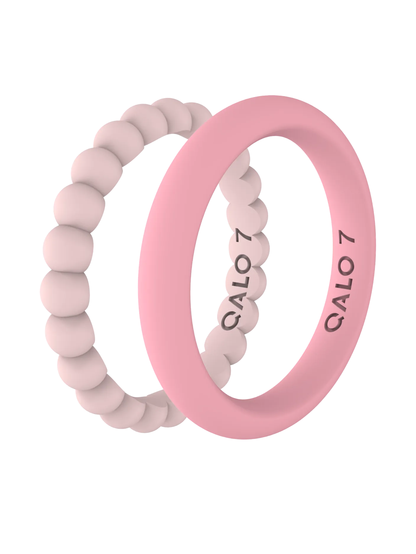 Women's Bead & Classic Blush & Pink Double Stack