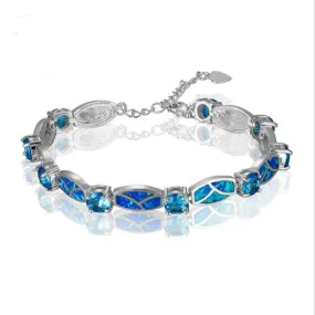 Women's Copper Plated Opal Stones Bracelets