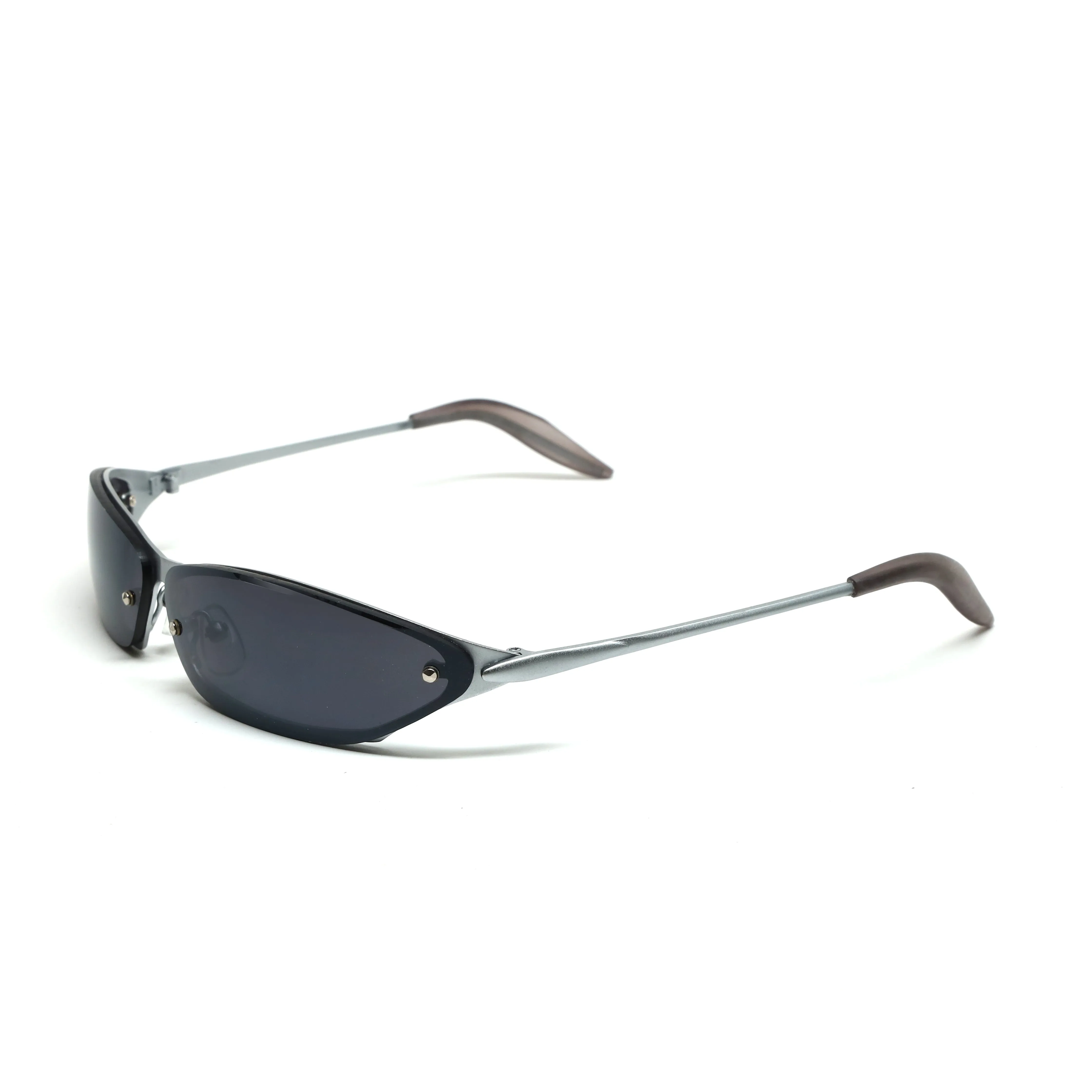 X-Static 2000 Narrow Wraparound Style Sunglasses - Silver